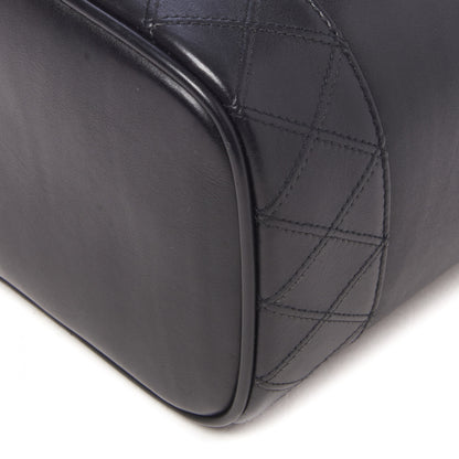 Chanel Calfskin Cosmetic Vanity Bag Black 4 of 9