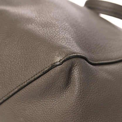 Celine Soft Grained Calfskin Medium Belt Cabas Phantom Souris 7 of 16