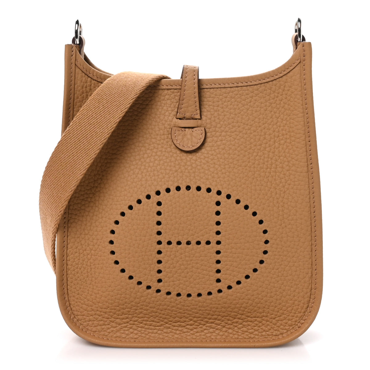 Hermes Taurillon Clemence Evelyne TPM Biscuit 1 of 11