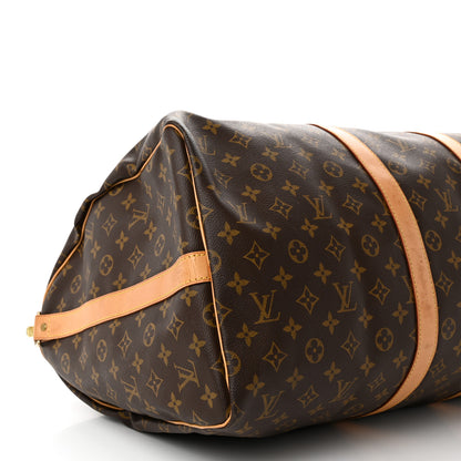 Louis Vuitton Monogram Keepall Bandouliere 55 9 of 15