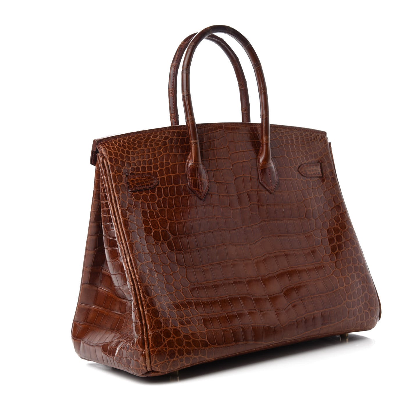 Shiny Porosus Crocodile Birkin 35 Etrusque