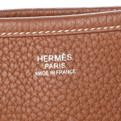 Hermes Taurillon Clemence Evelyne III GM Gold 6 of 7
