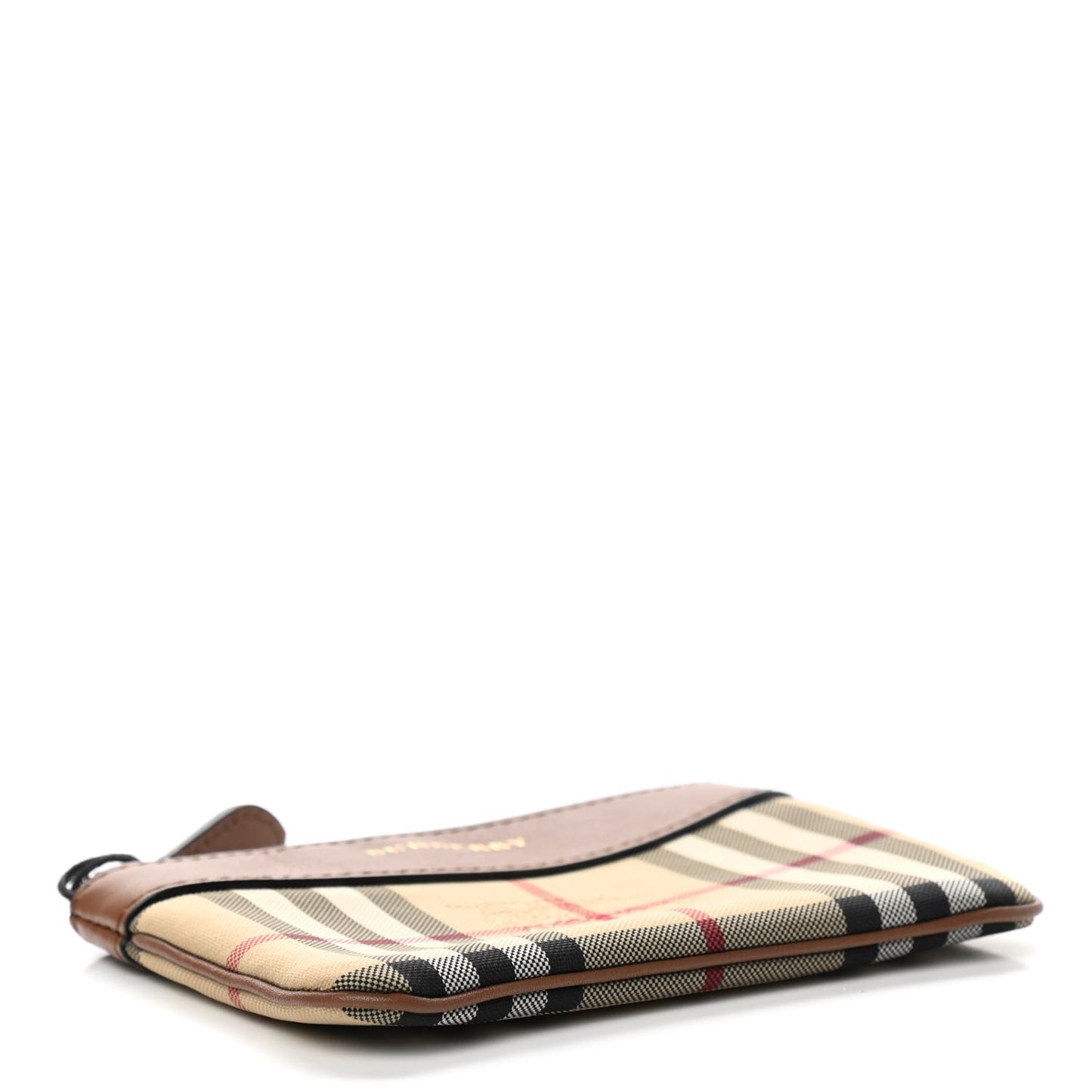 Haymarket Check Zip Pouch Tan