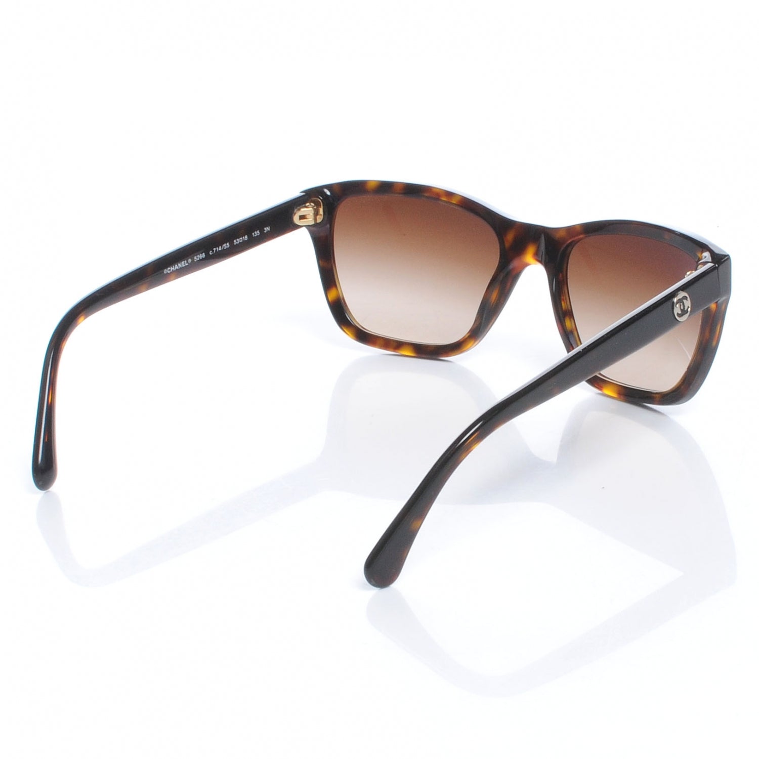 Chanel CC Sunglasses 5266 Tortoise 2 of 5