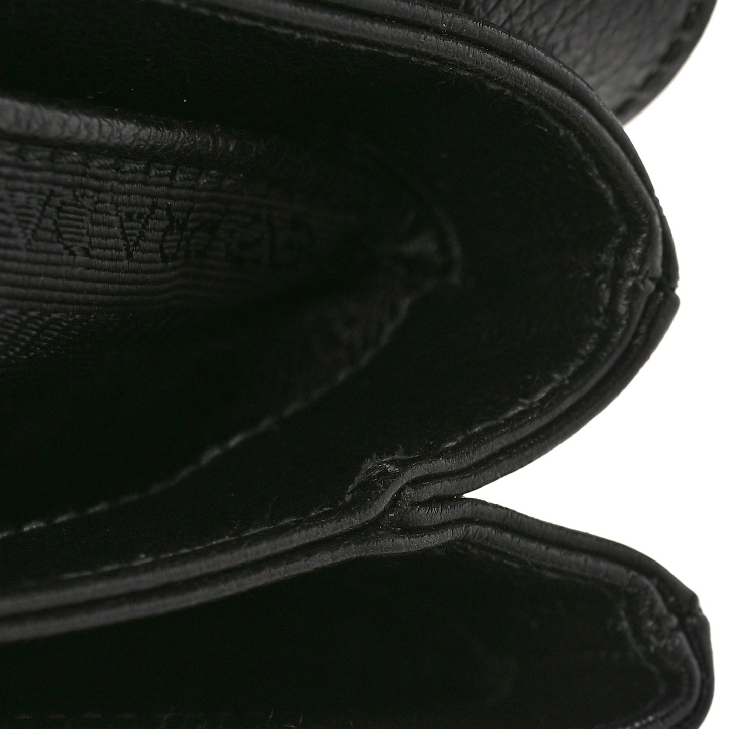 Saffiano Chain Shoulder Bag Black