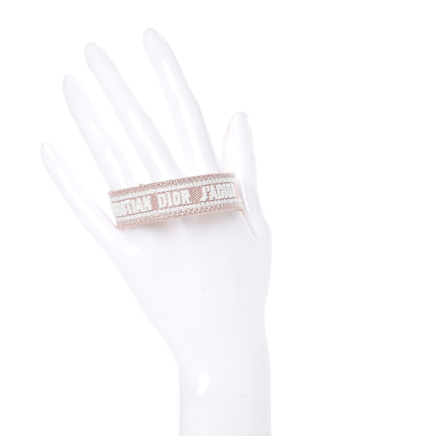 Woven Cotton J'Adior Friendship Bracelet Nude