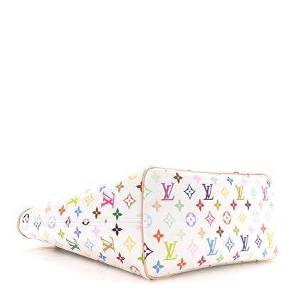 Louis Vuitton LV X TM Monogram Multicolor Neverfull MM White 4 of 10
