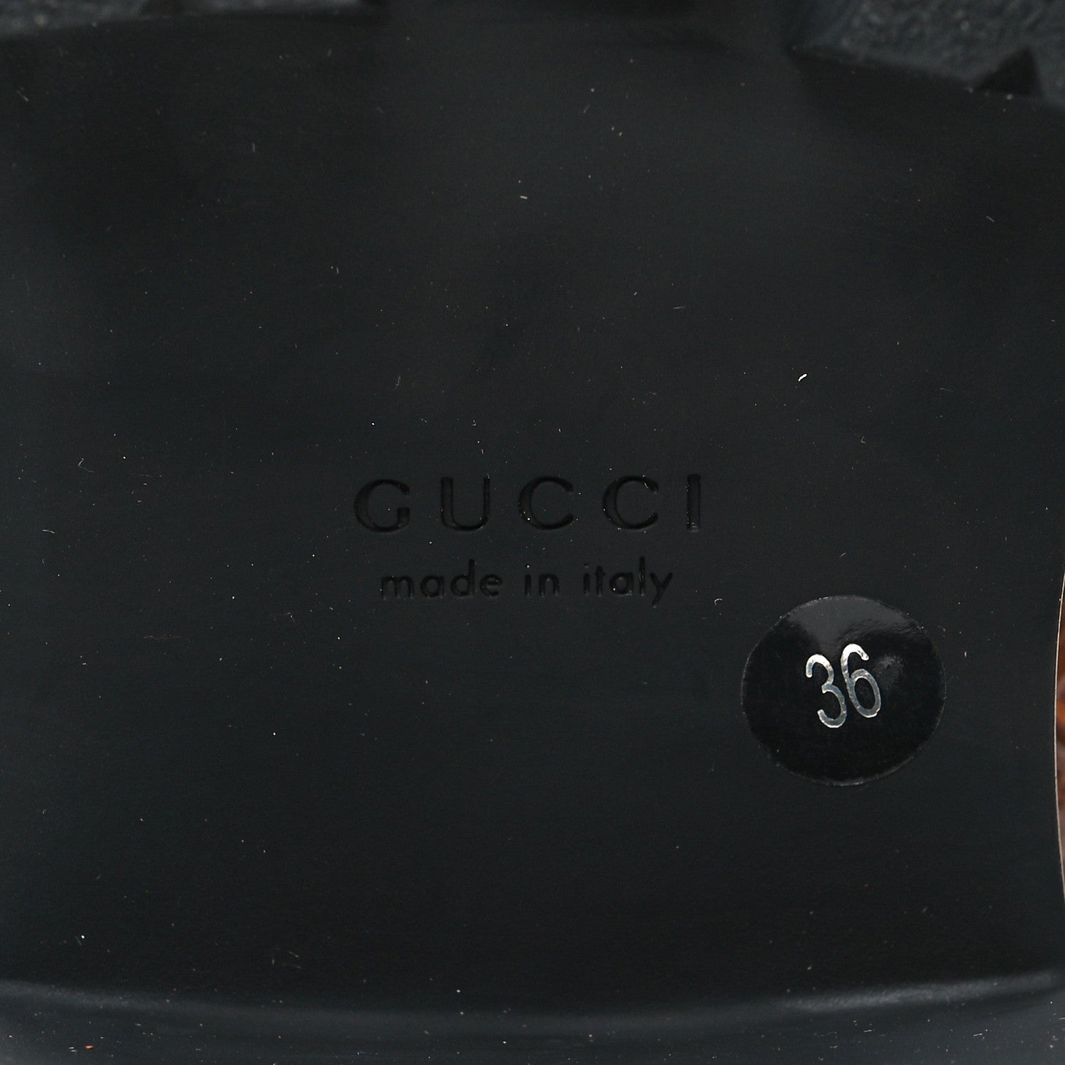 Gucci Cordovan Lux Nappa GG Matelasse Lace Up 60mm Combat Boots 36 Dark Hazel Brown 7 of 9