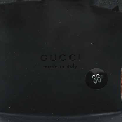 Gucci Cordovan Lux Nappa GG Matelasse Lace Up 60mm Combat Boots 36 Dark Hazel Brown 7 of 9