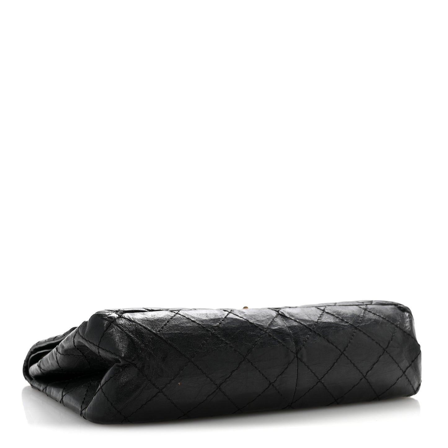 Aged Calfskin Quilted 2.55 Reissue 226 Flap Black