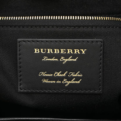 Burberry House Check Small Canterbury Tote Black 6 of 11