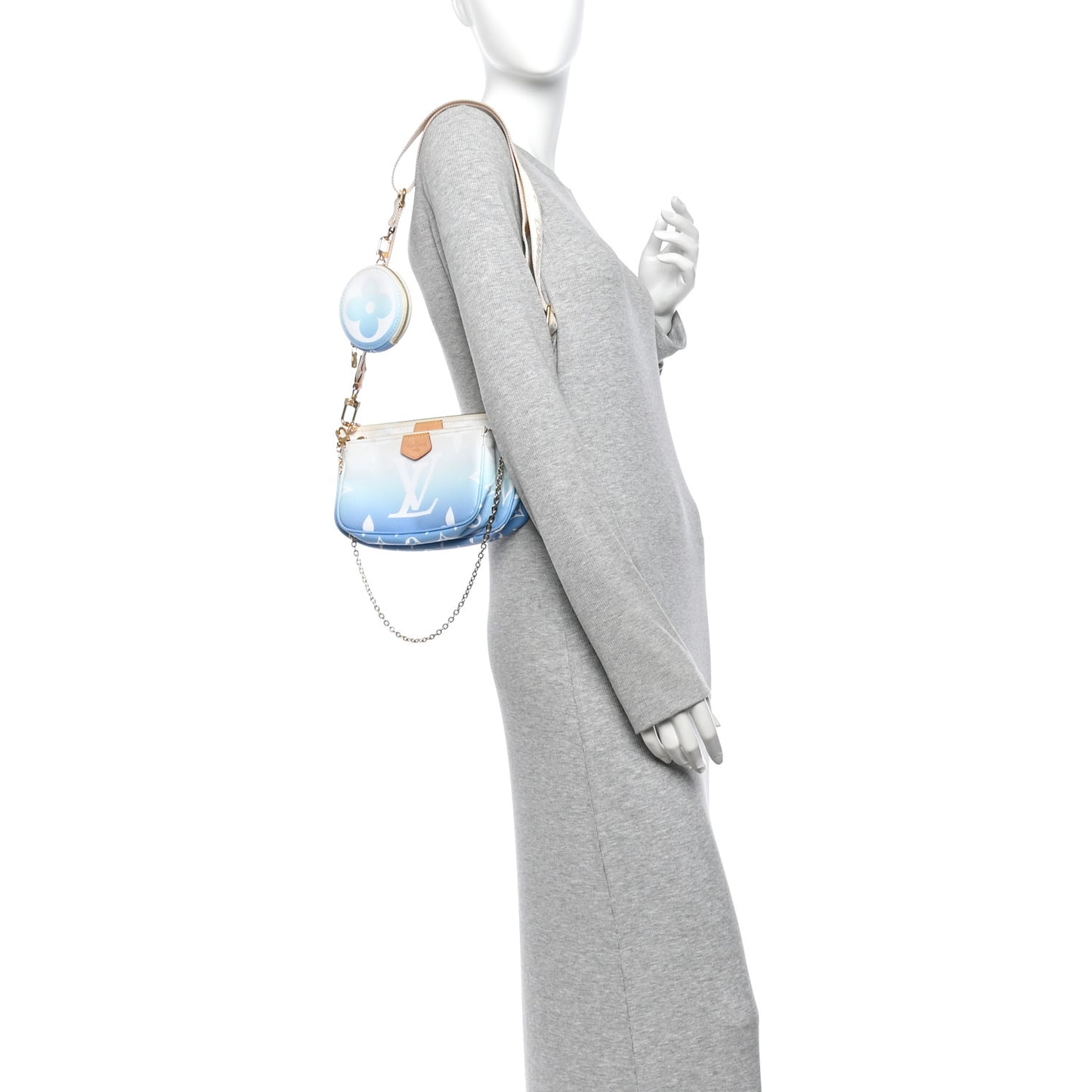 Monogram Giant By The Pool Multi Pochette Accessories Blue
