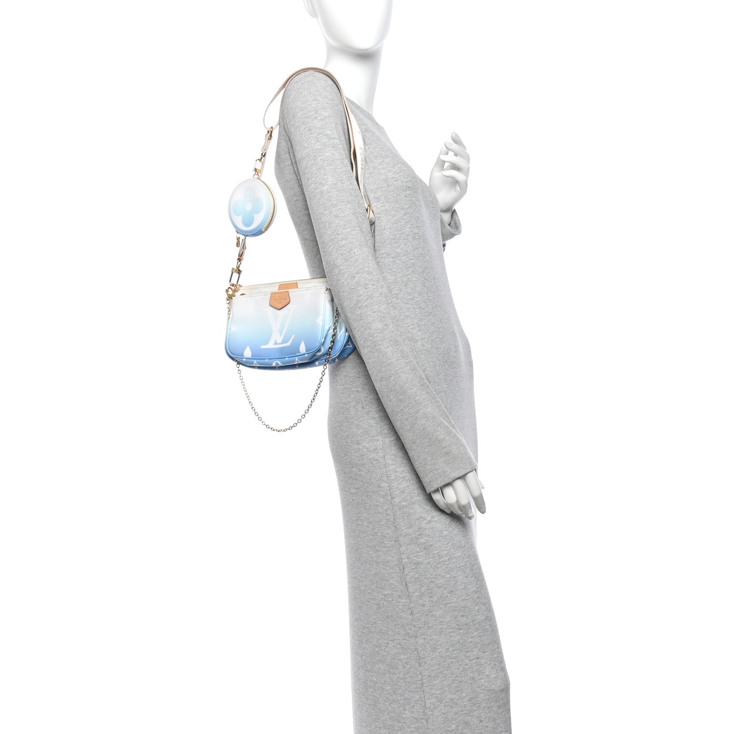 Louis Vuitton Monogram Giant By The Pool Multi Pochette Accessories Blue 2 of 10