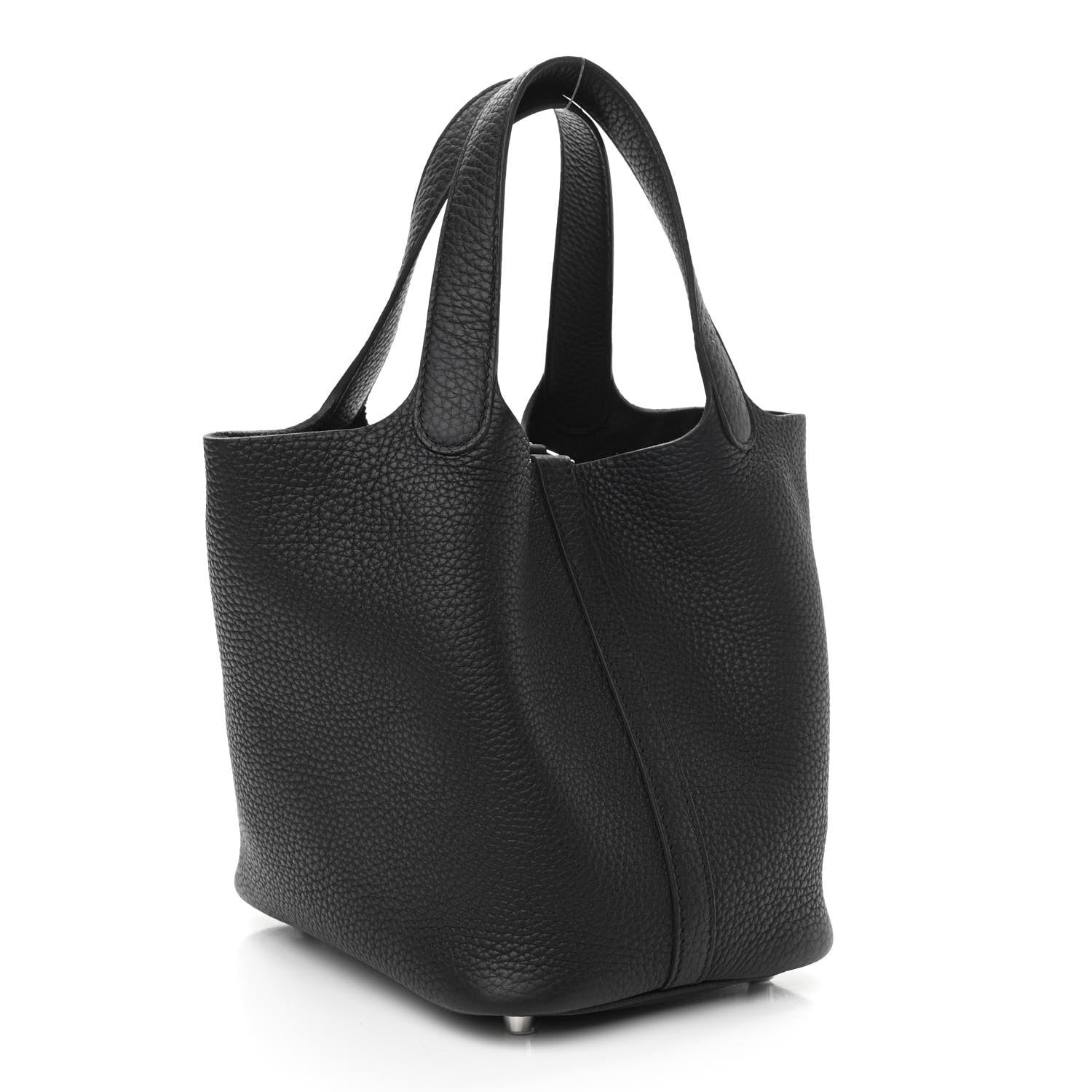 Hermes Taurillon Clemence Picotin Lock 18 PM Black 3 of 10