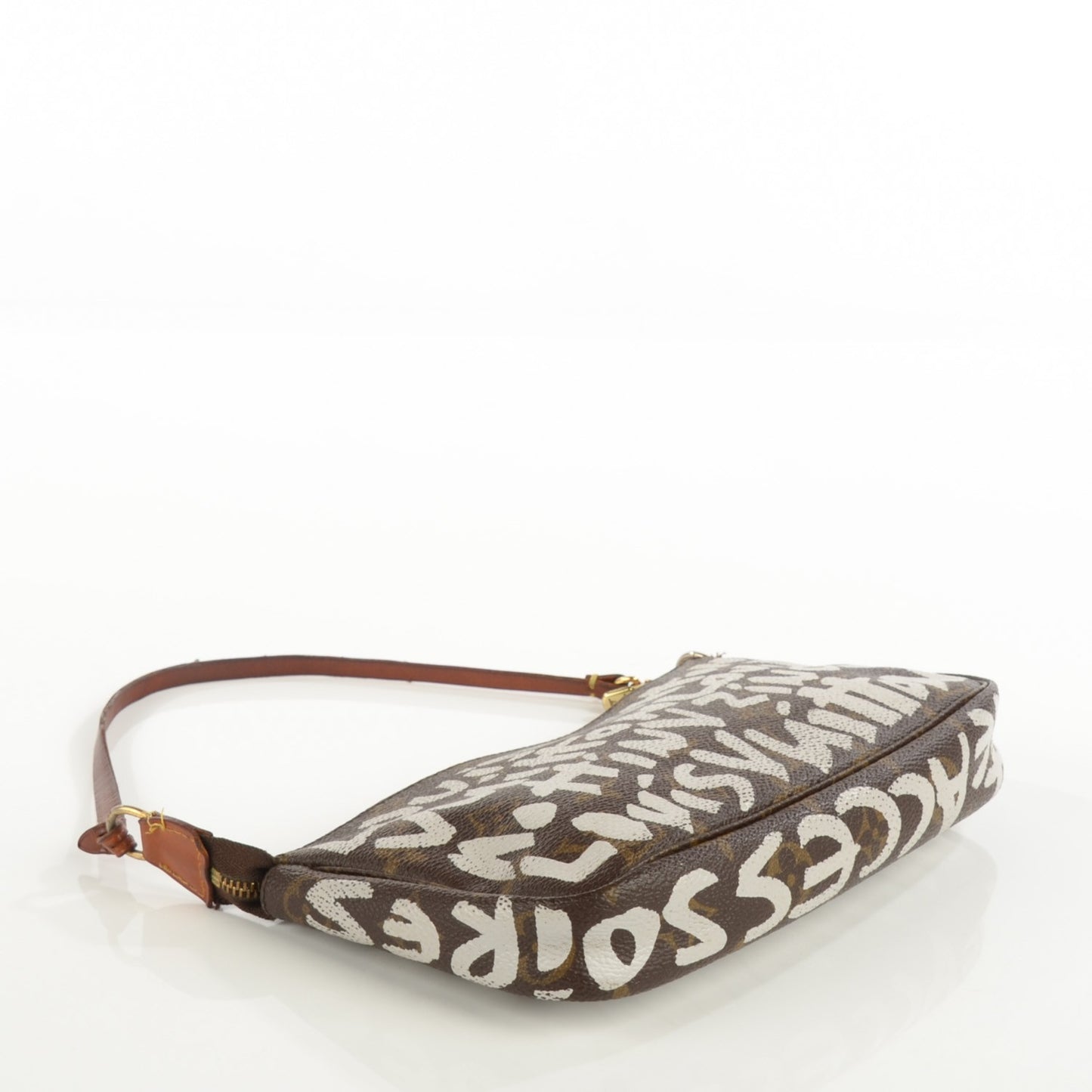 Monogram Graffiti Pochette Accessories Silver