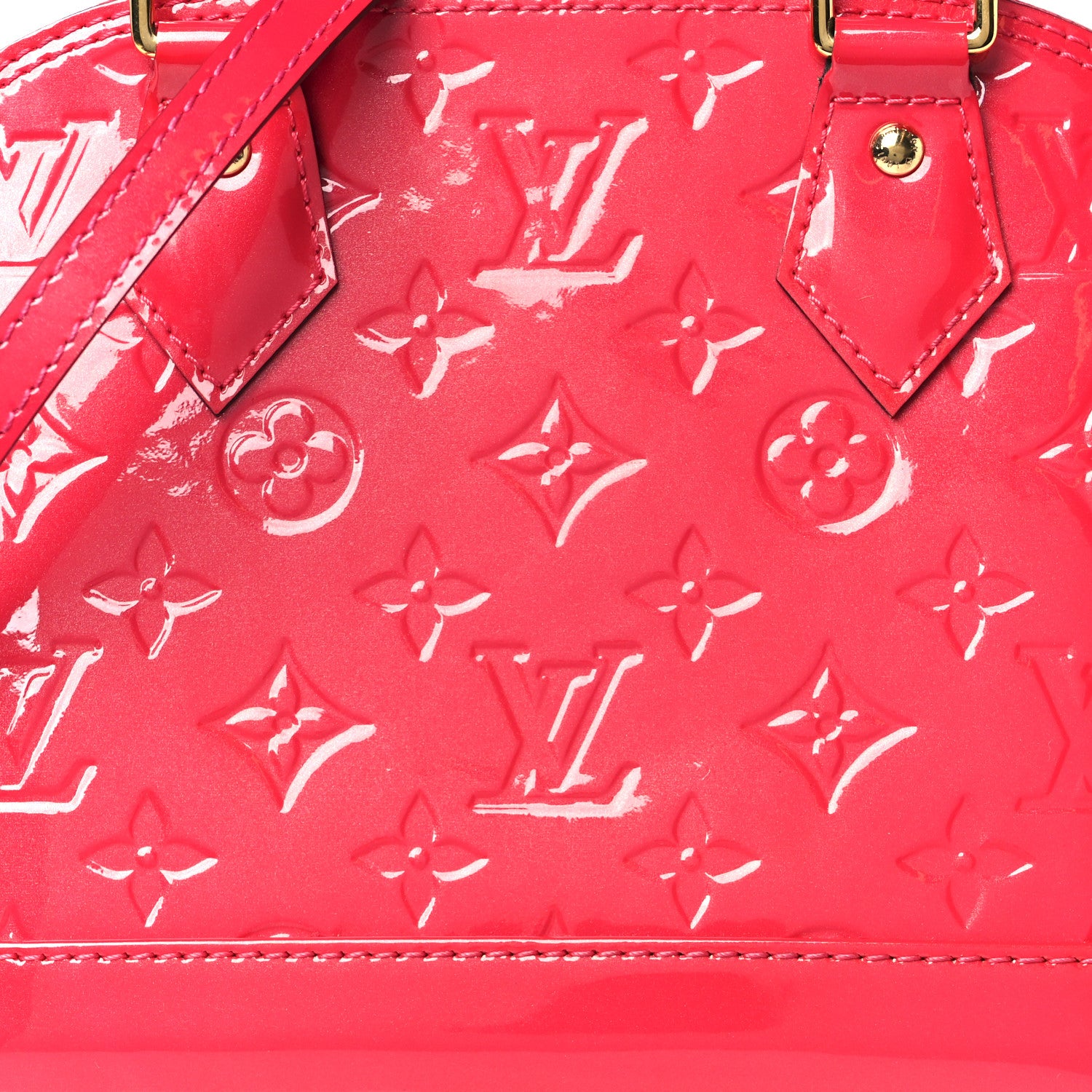 Louis Vuitton Vernis Alma BB Hot Pink 11 of 13