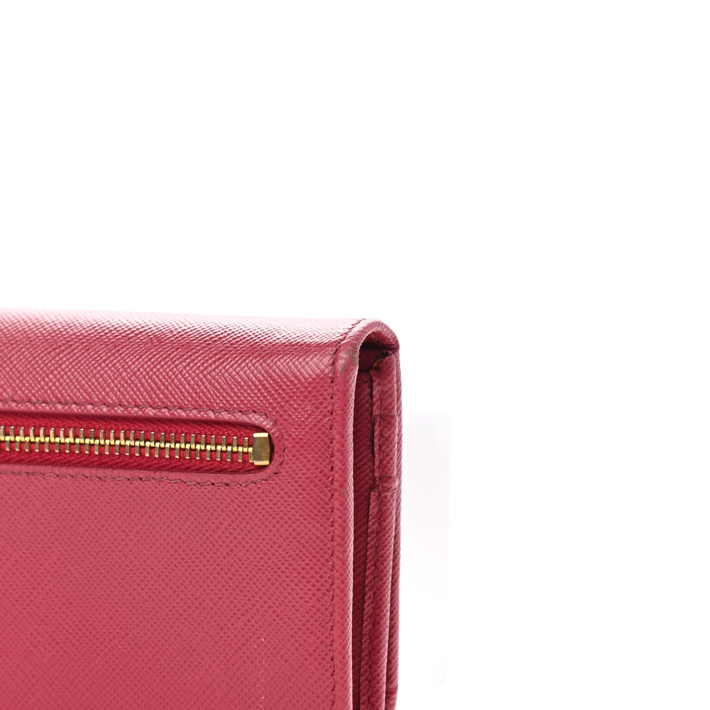 Saffiano Metal Flap Wallet Peonia