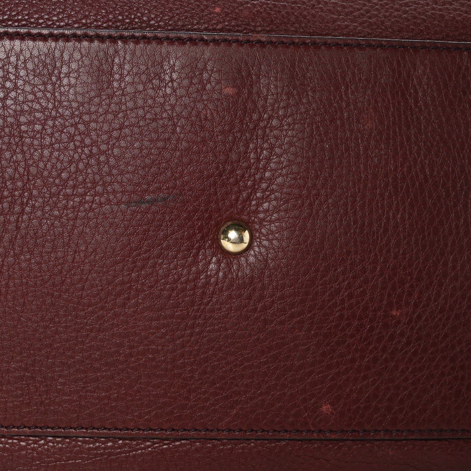 Gucci Pebbled Calfskin Large Soho Shoulder Bag Bordeaux 9 of 11
