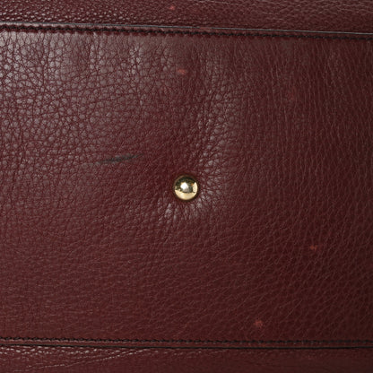 Gucci Pebbled Calfskin Large Soho Shoulder Bag Bordeaux 9 of 11