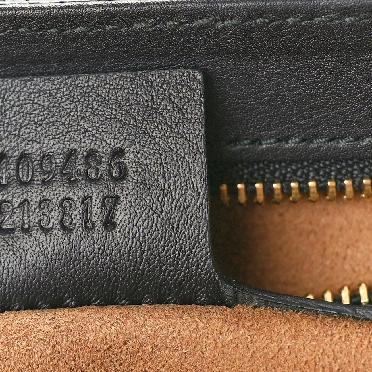 Gucci GG Supreme Monogram Calfskin Medium Padlock Shoulder Bag Beige Black Cuir 7 of 10