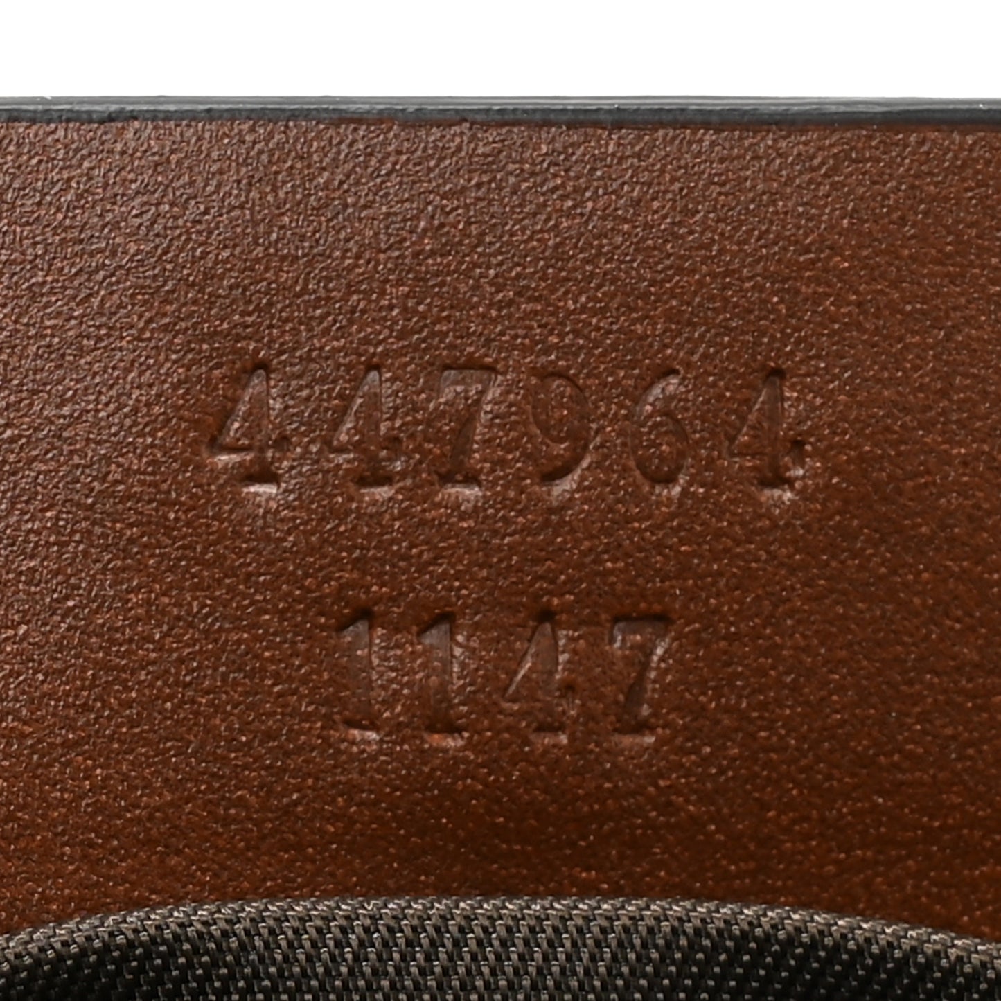 GG Supreme Monogram Key Case Brown
