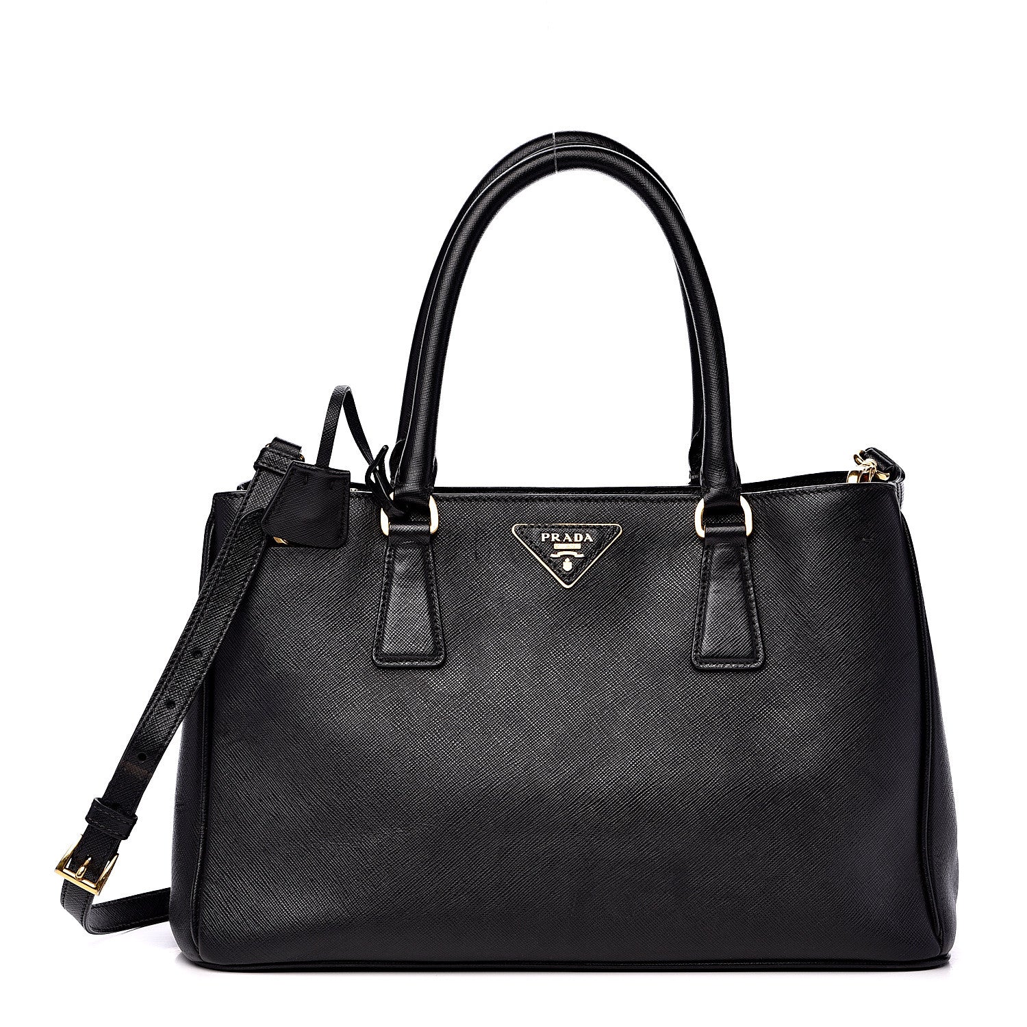 Prada Saffiano Lux Medium Tote Black 1 of 12