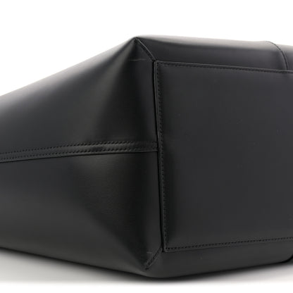 Saint Laurent Smooth Calfskin Maxi Trapezoid Shopping Tote Black 8 of 11