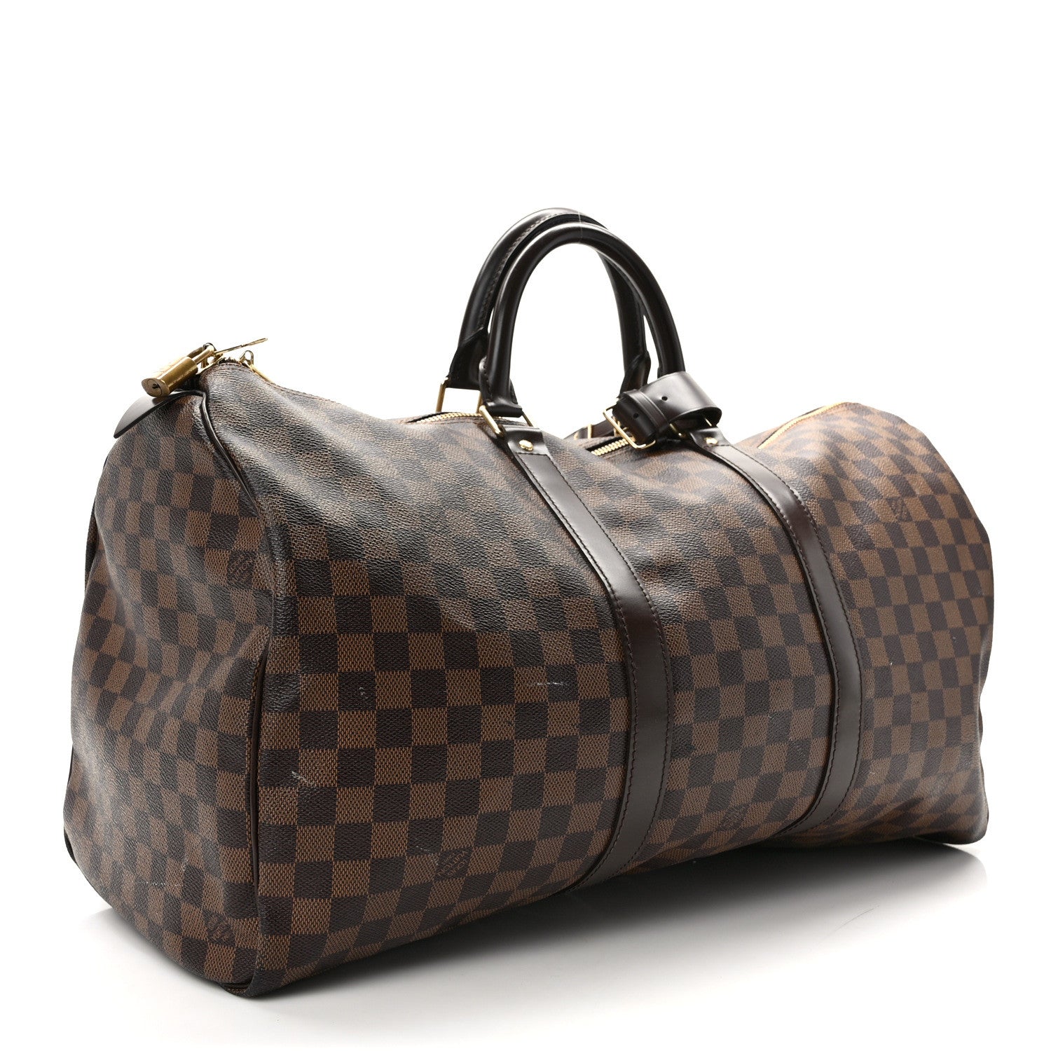 Louis Vuitton LOUIS VUITTON Damier Ebene Keepall 50 2 of 12
