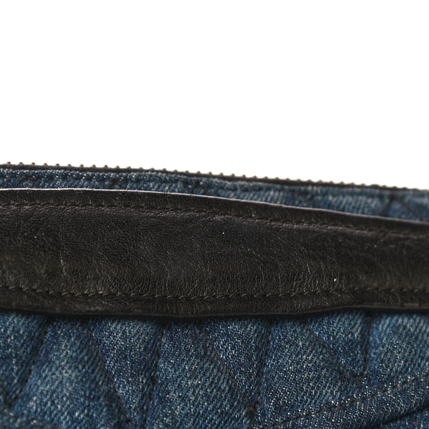 Miu Miu Denim Matelasse Clutch Blue 12 of 14