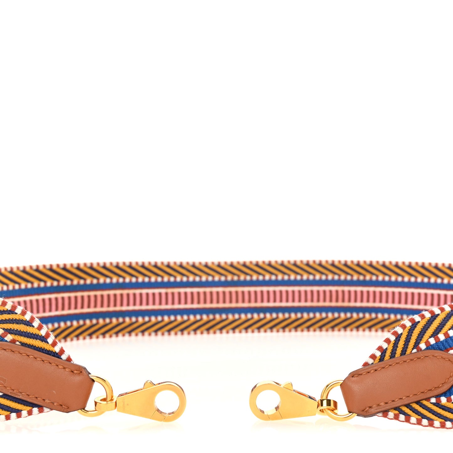 Toile Swift 50mm Sangle Cavale Shoulder Strap Ambre Rose D'Ete Gold