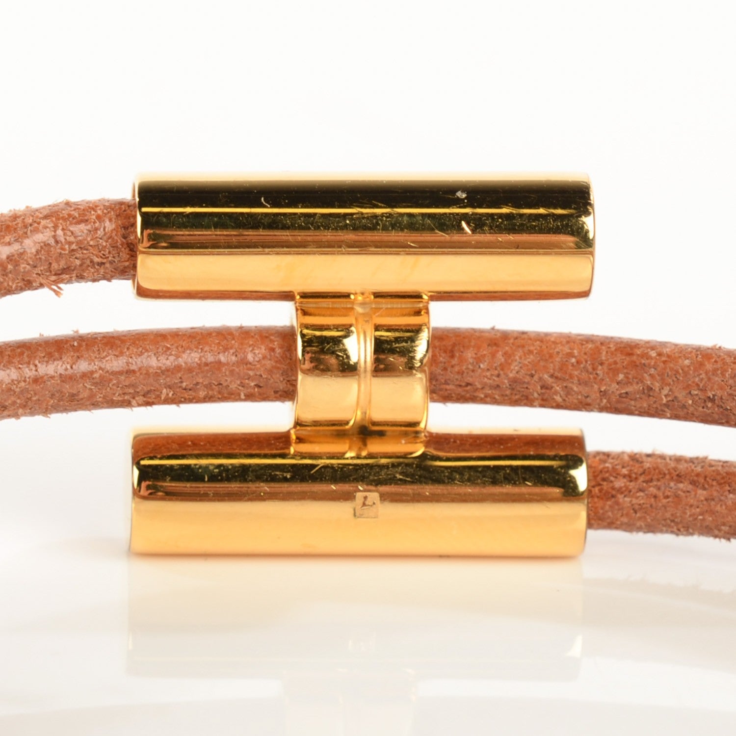 Hermes Natural Double Wrap Cord Tournis Bracelet 7 of 8