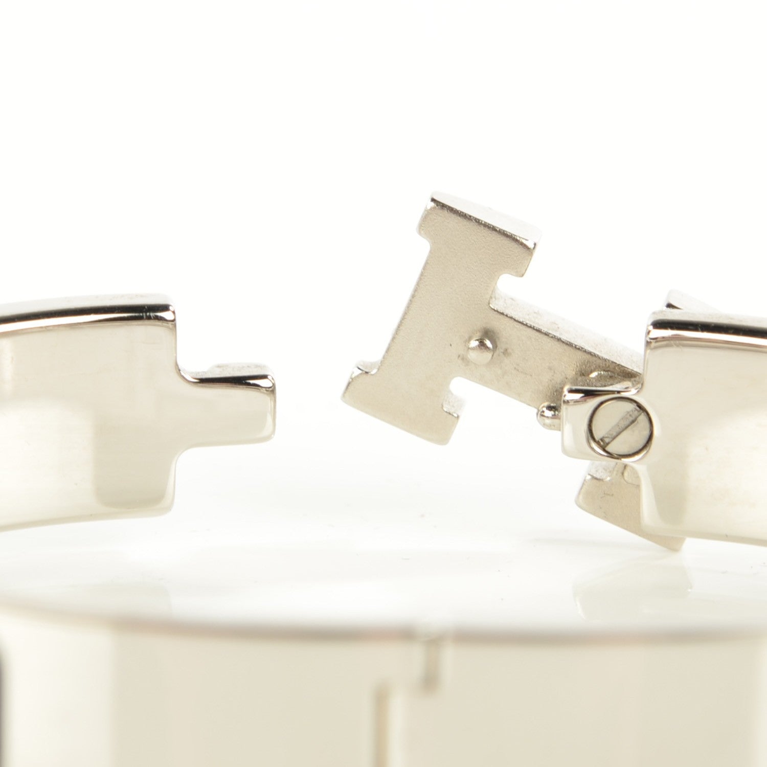 Hermes Enamel Narrow Clic Clac H Bracelet PM Black 5 of 7