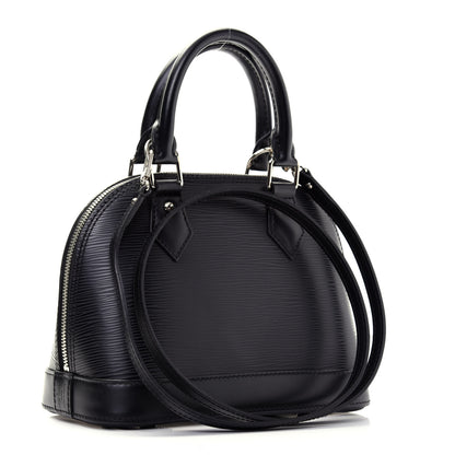 Louis Vuitton Epi Alma BB Black 3 of 17