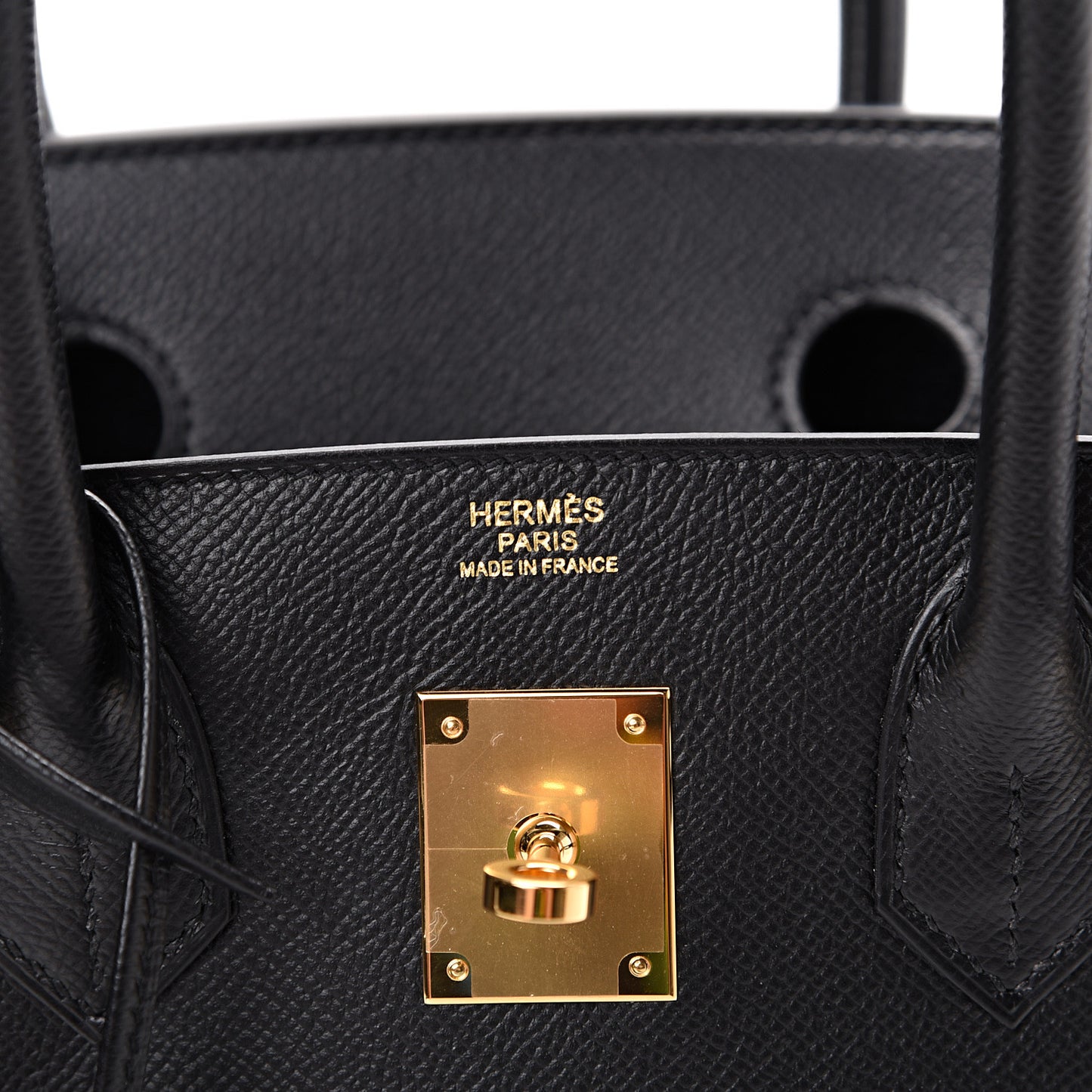 Epsom Birkin 30 Black