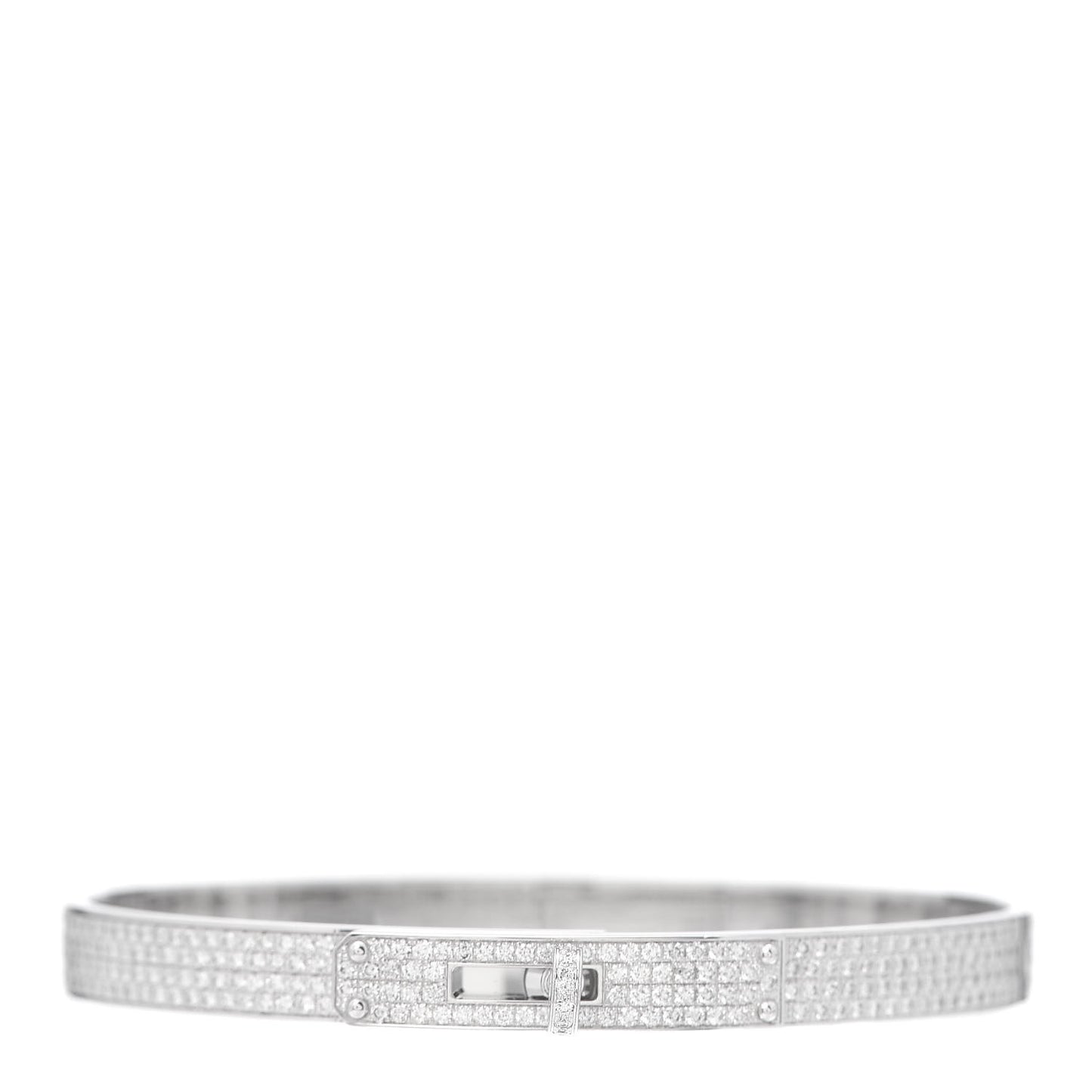 18K White Gold Diamond Kelly Full Pave Bracelet SH