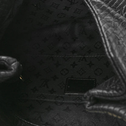 Louis Vuitton Calfskin Quilted Monogram Altair Clutch Black 6 of 9