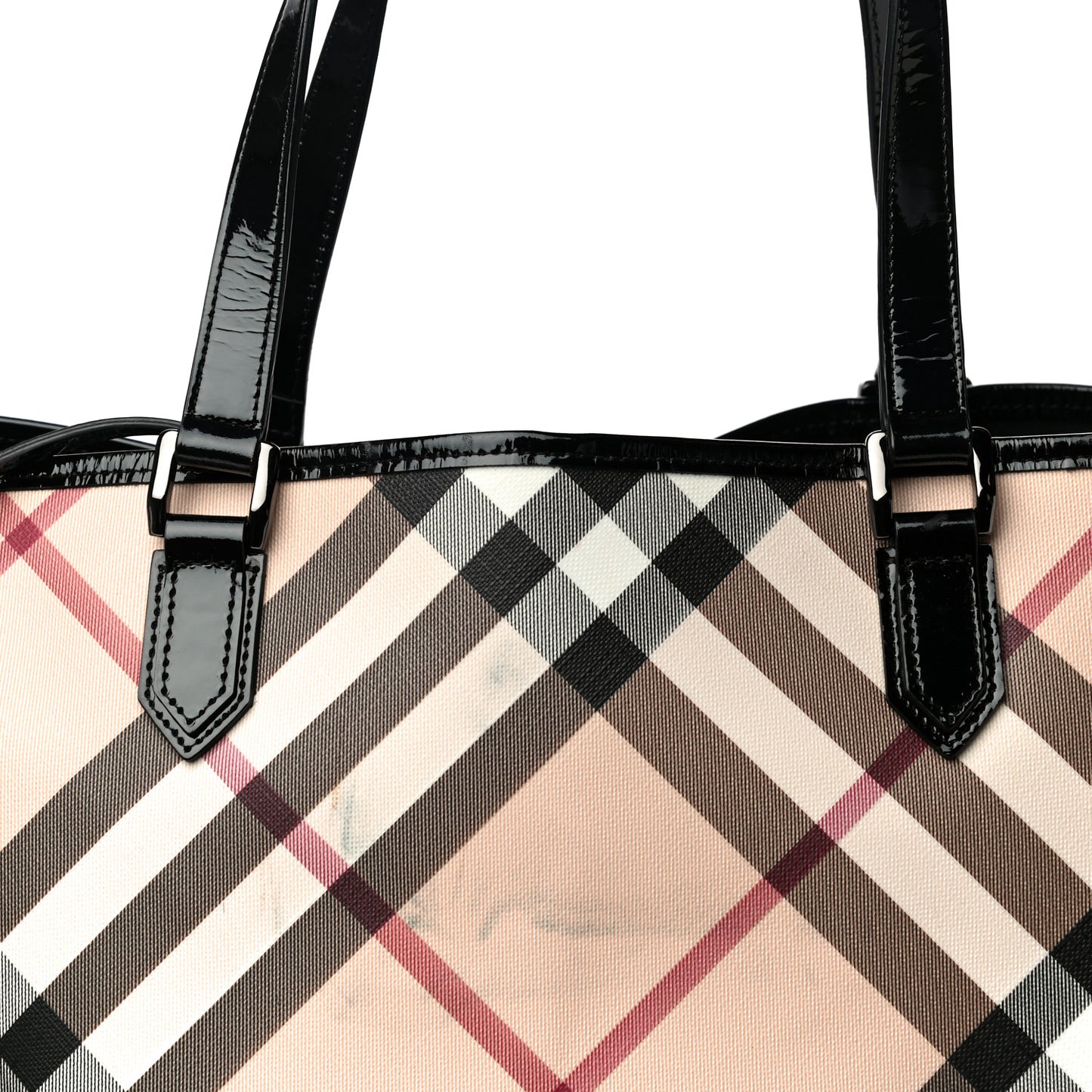 Nova Check Large Nickie Tote Black