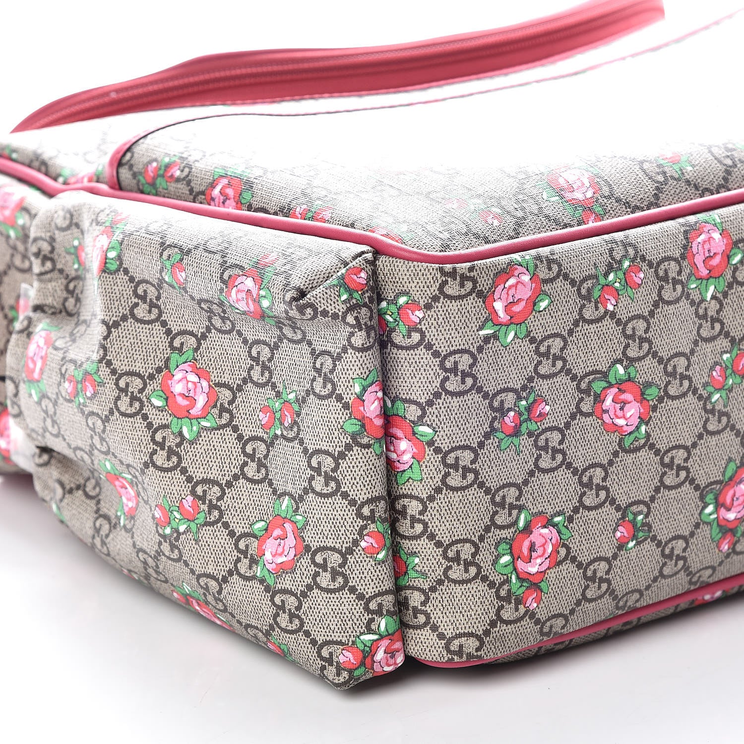Gucci GG Supreme Monogram Rose Bud Diaper Bag Pink 5 of 10