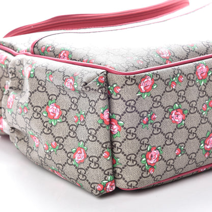 Gucci GG Supreme Monogram Rose Bud Diaper Bag Pink 5 of 10