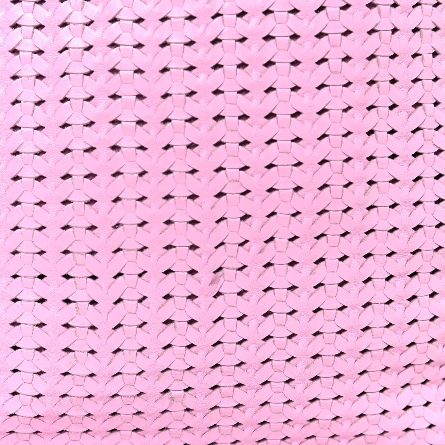 Lambskin Woven Dior Soft Shopping Tote Pink