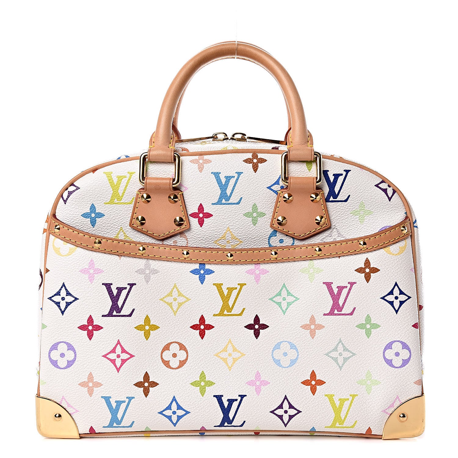 Louis Vuitton Monogram Multicolor Trouville White 1 of 13