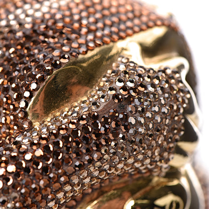 Judith Leiber Crystal See No Evil Monkey Minaudiere Clutch Bronze Gold 15 of 20