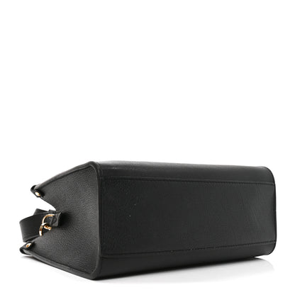 Louis Vuitton Calfskin Lock & Go Tote Black 4 of 11