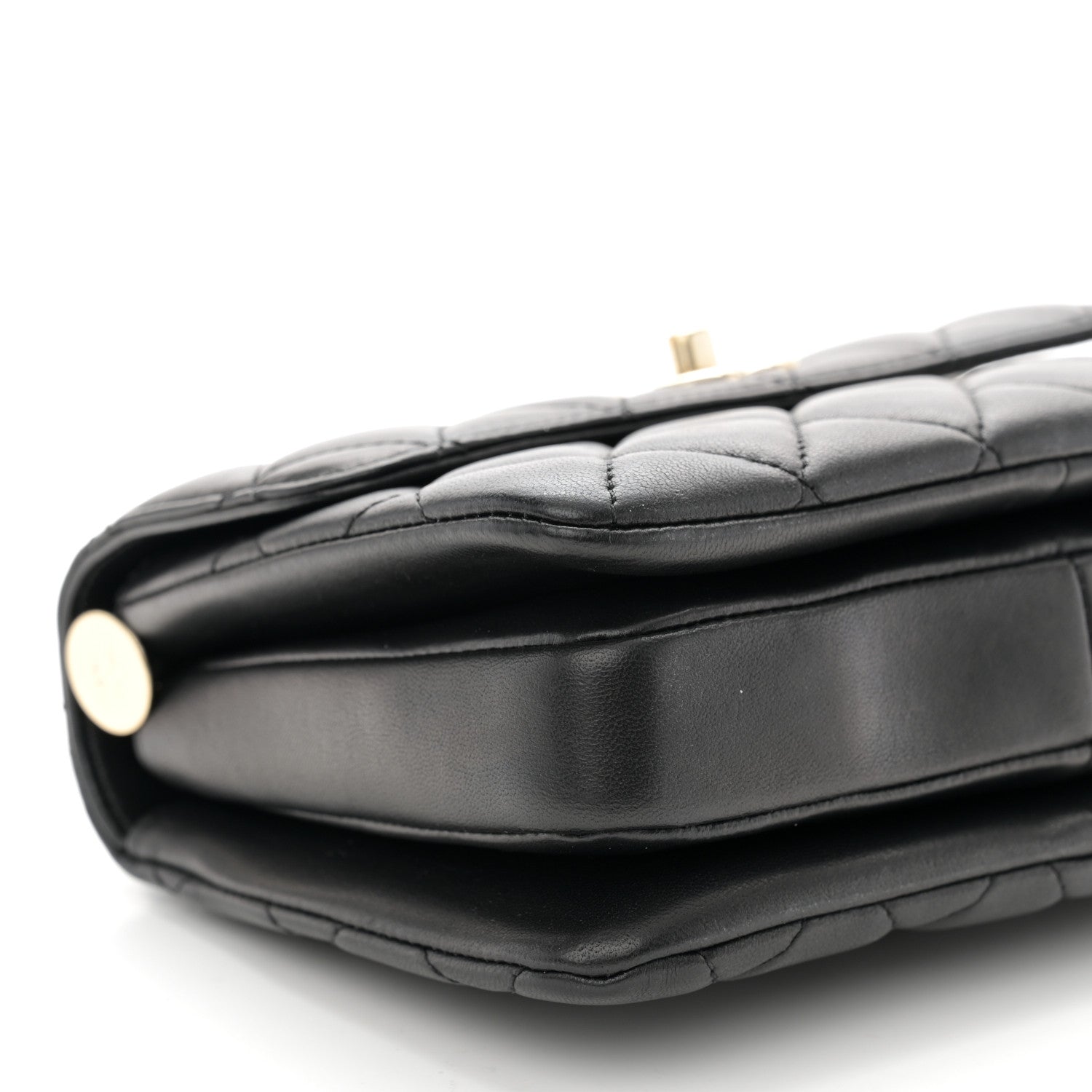 Chanel Lambskin Quilted Mini Trendy CC Dual Handle Flap Bag Black 9 of 10