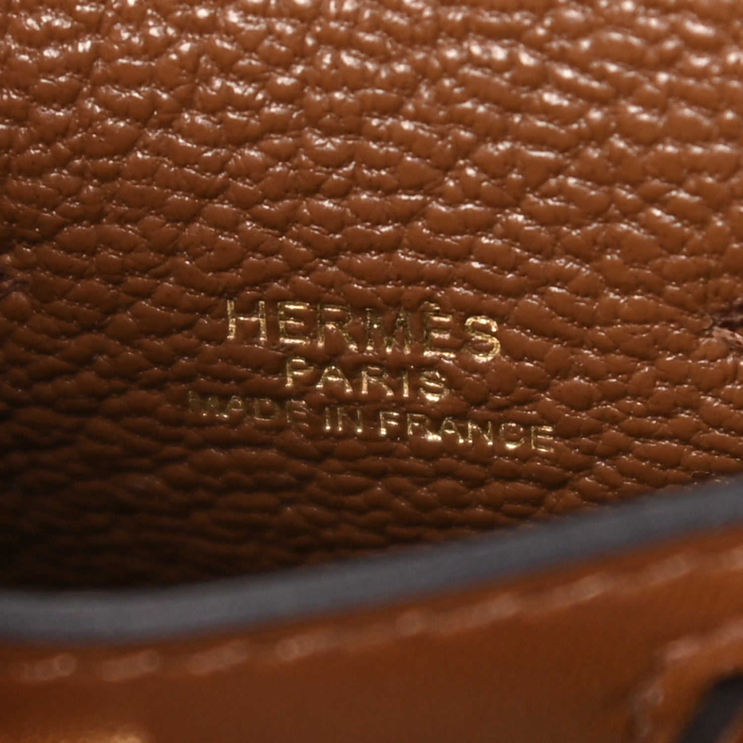 Hermes Tadelakt Mini Kelly Twilly Bag Charm Alezan 4 of 5