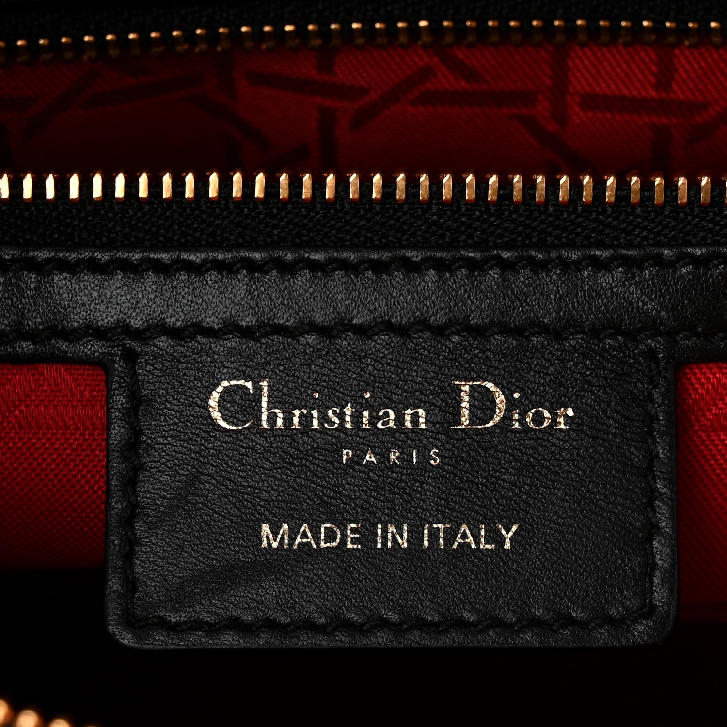 Christian Dior Lambskin Cannage Large Lady Dior Black 6 of 11