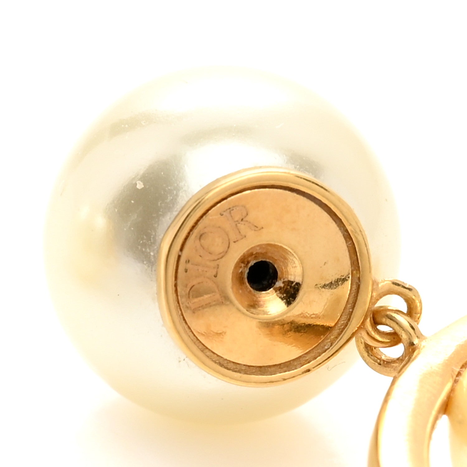Christian Dior Pearl 30 Montaigne Earrings Gold 4 of 4
