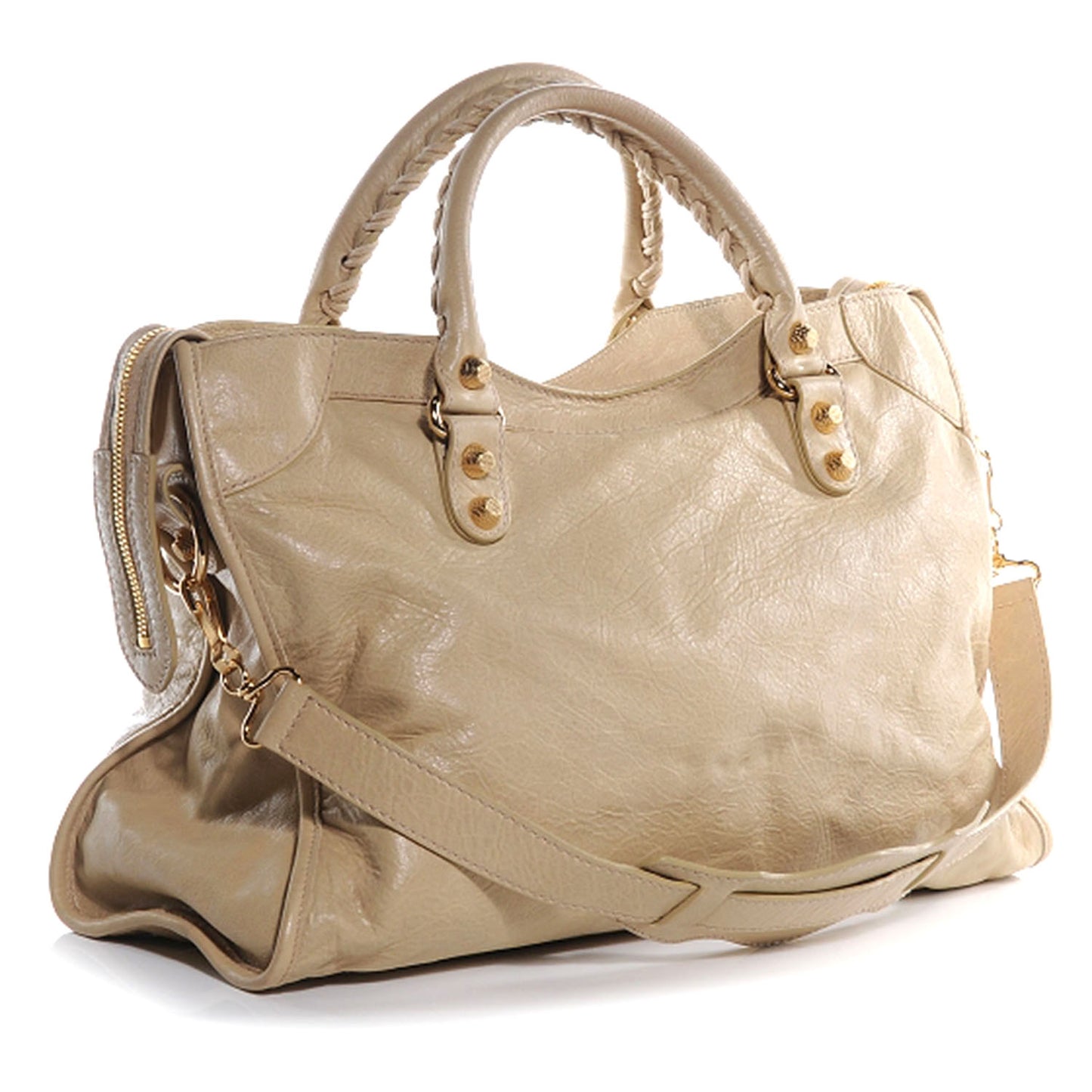 Agneau Giant 12 Gold Hardware City Dune