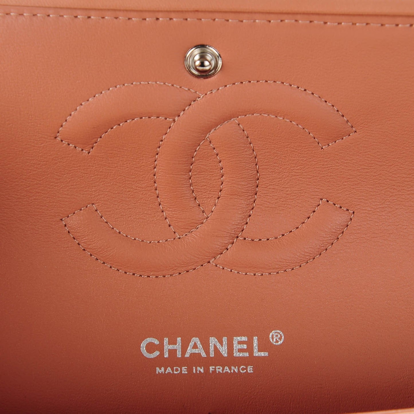 Lambskin Quilted Medium Double Flap Pink