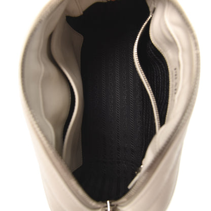 Prada Soft Calfskin Diagramme Crossbody Bag White 5 of 10